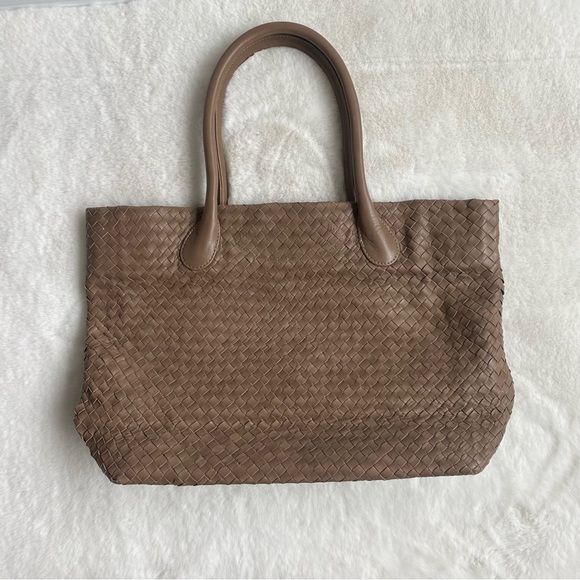 Helen Kaminski Australia Taupe Color 100% Leather Large Tote - Picture 3 of 15